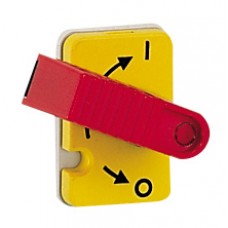 Inter-sectionneur Vistop - 32 A - 4P - cde front - poignée rouge/plastron jaune