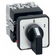 Mini-commutateur - inverseur avec position arrêt - 3P - 6 contacts -fixation Ø22