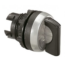 Osmoz compo - bouton tournant lum - manette - 2 posit. fixes - 45° - noir -IP66