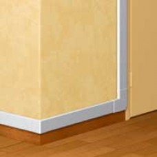 Moulure DLPlus 75x20 - 3 comp - L. 2,1 m - blanc