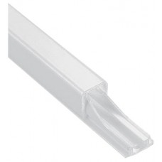 Guide-câbles blanc 1 câble - pour câbles Ø3 à 6 mm - L. 2,1 m