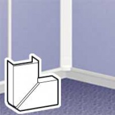 Angle plat variable - pour moulure DLPlus 40x20 - blanc