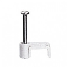 Attache Fixfor - câble méplat 2 x 0,75 mm² - blanc