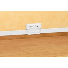 Cadre Mosaic 6 modules - pour toutes moulures et plinthe h.20 DLPlus - blanc