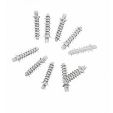 Embase à cheville - utilisation intérieure - gris RAL 7035