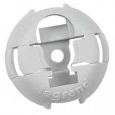 Embase pour collier - fixable par cloueur ou par vis Ø 4 mm - gris RAL 7035