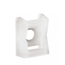 Embase à visser Colring - pour collier l 9 - fixation par vis Ø5 - incolore