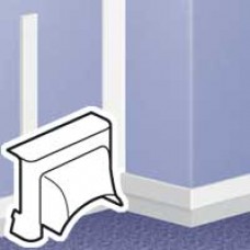 Dérivation vers passage de sol - pour moulure DLPlus 60/75 x 20 - blanc