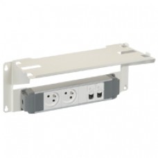 Interface box opérateur - pour coffrets de communication - 2 prises 2P+T