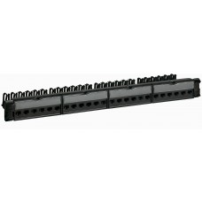Panneau de brassage équipé - 19'' - 1 U - Cat.6 - FTP - LCS²