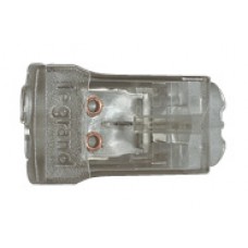 Borne connexion sans vis Nylbloc auto pour 2 fils - 24 A - 450 V~ - gris