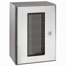 Coffret Atlantic inox - IP66 IK10 - 1000x800x300 mm - avec porte vitrée