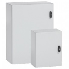 Coffret métal Atlantic - IP66 IK10 - RAL 7035 - 300x200x160 - vertical
