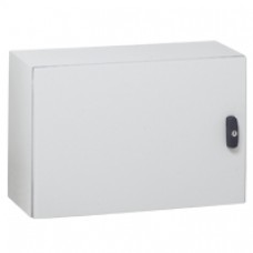 Coffret métal Atlantic - IP66 IK10 - RAL 7035 - 300x400x200 - horizontal