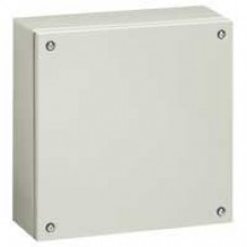 Boîtier industriel Atlantic métal carré - IP66-IK10 - 150x150x80mm - RAL 7035
