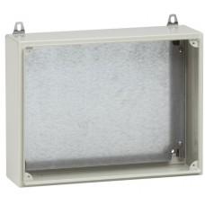 Boîtier indus Atlantic métal rectangulaire - IP66-IK10 - 300x400x120mm -RAL 7035