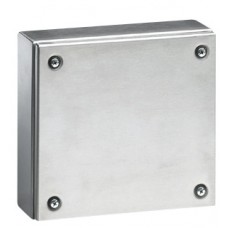 Boîtier industriel Atlantic inox carré 200x200x120 mm - IP 66 - IK 10