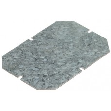 Plaque de montage métal - ép 15/10 - pour boîtiers indus 130x130