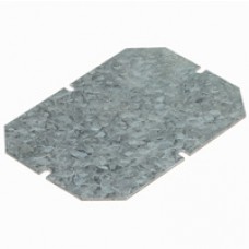 Plaque de montage métal - ép 15/10 - pour boîtiers indus 180x140