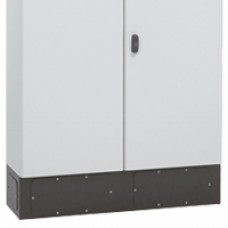 Socle monobloc Atlantic - RAL 7021 - pour coffrets l 600 x prof. 300