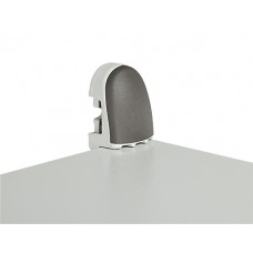 Pattes fixation murale (4) - pour coffret Atlantic - 300 kg - Zamak RAL 7035