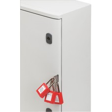 Patte de cadenassage inox - pour coffret Marina à partir H. 400 mm