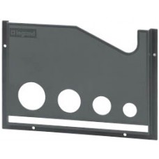Pochette ouverte autocollante pour plans - larg. 340 x H. 235 - gris RAL 7035