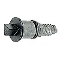 Empreinte métal triangle mâle de 6,5 mm