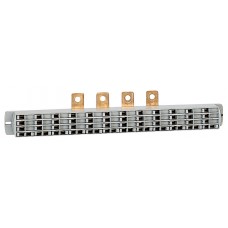 Répartiteur de rangée Lexiclic - 3P + 2 N - avec cordon connecteur Ø 6 mm²