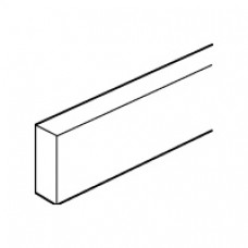 Barre cuivre non percée - 12x4 mm - 180 A admissibles - L. 991,5 mm