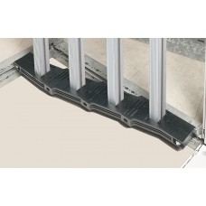 Support isolant barre aluminium en C - jusqu'à 1600 A - pour gaine-à-câble - P. 975 mm