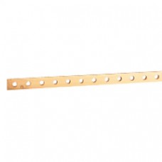 Barre cuivre plate rigide  - 25x4 mm - 280/250 A admissibles - L. 990 mm