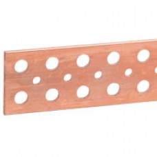 Barre cuivre plate rigide - 63x5 mm - 800/700 A admissibles - L. 1750 mm