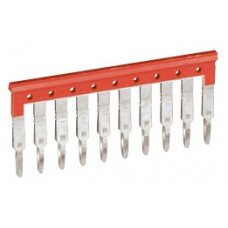 Peigne pr bloc jonc Viking 3 vis et ressort - pour 10 blocs - pas de 5 - rouge