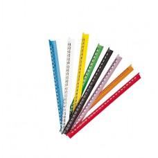 Repère Mémocab - l 2,3 mm - écriture noire sur fond blanc - chiffre 0