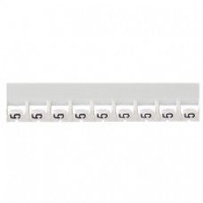 Repère Mémocab - l 2,3 mm - écriture noire sur fond blanc - chiffre 2