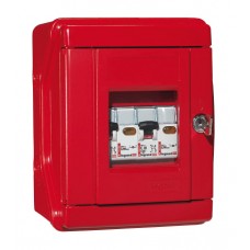 Coffret de sécurité Plexo équipé IP 55 - IK 07 - 2 disjoncteur P+N (16 A et 10 A) Legrand