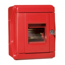 Coffret de sécurité Plexo équipable - IP 55 - IK 07 - capacité 6 mod