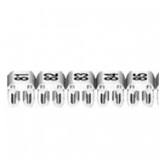 Repère CAB 3 pour filerie 1,5 à 2,5 mm² - noir/fond blanc - nombres 01 à 20