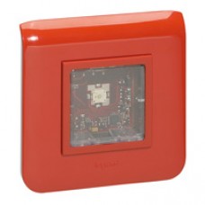 Diffuseur lumineux Mosaic pour alarme incendie - saillie - 2 modules - 14 à 18 mA