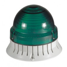 Feu clignotant/fixe 55 candelas - IP 54 - IK 10 - 24 à 230 V~ - vert