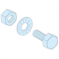 Boulons, M6 x 20 pour barre de 5 mm