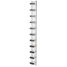 Grille de gestion de cordons - capacité 200 cordons - 1965x153x156 mm - LCS²