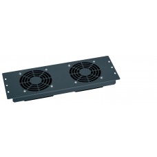Plaque 19'' - 3 U - avec 2 ventilateurs 230 V~ - gestion thermique baies - LCS²