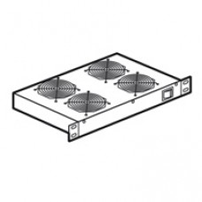 Tiroir de ventilation - pour baie LCS² 19'' - 1 U - 2 ventilateurs - prof 150 mm