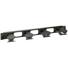Panneau passe-fils 19'' - 1 U - 2 axes - métal - LCS²