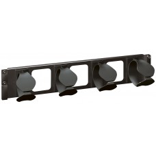 Panneau passe-fils 19'' - 2 U - 2 axes - métal - LCS²