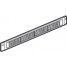 Panneau passe-fils 19'' - 1 U - avec balais - montage sur baies LCS² - plastique