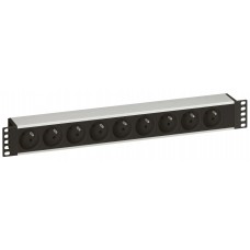 Bloc d'alimentation 19'' - 230 V~ - 9 x 2P+T - noires - LCS²