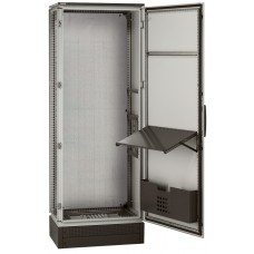 Armoire Altis assemblable métal - IP55 IK10 - RAL 7035 - 2000x800x500 + plaque